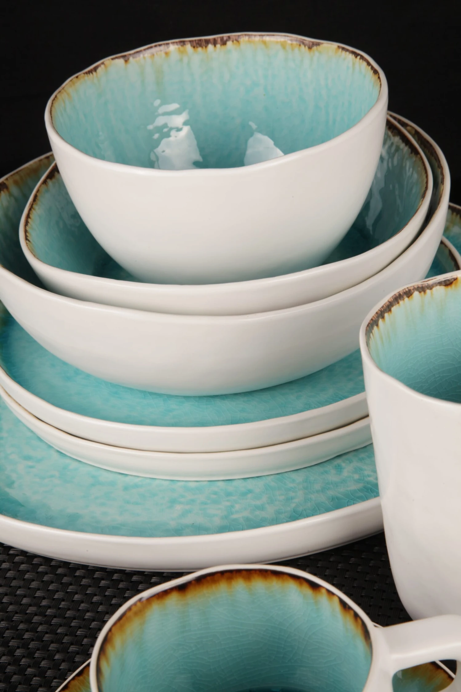 Cosy & Trendy Kom Laguna Azzurro ø 14 Cm / 600 Ml 2 Cosy & Trendy Kom Laguna Azzurro ø 14 Cm / 600 Ml - Afbeelding 2