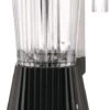 Alessi Blender Plissé - 5 Snelheden + Turbostand - Zwart - Michele De Lucchi - 1.5 Liter - MDL09 B