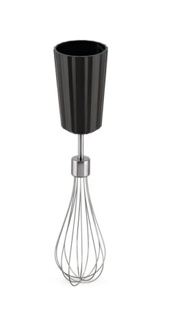Alessi Staafmixer Set Plissé - Zwart - Michele De Lucchi - MDL10S B -Keukenbenodigdheden Winkel MDL10 FRU B 1