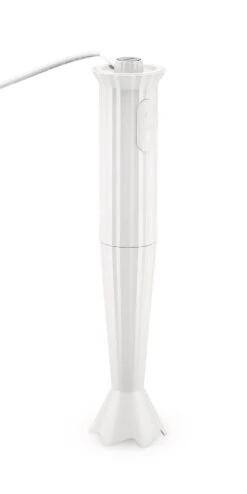 Alessi Staafmixer Plissé - 2 Standen - Wit - Michele De Lucchi - MDL10 W -Keukenbenodigdheden Winkel MDL10 W HB