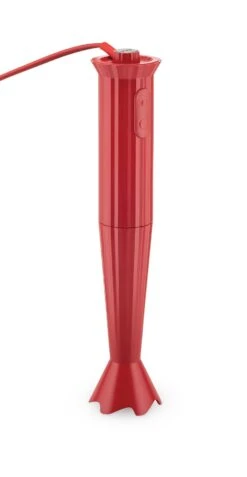 Alessi Staafmixer Plissé - 2 Standen - Rood - Michele De Lucchi - MDL10 R -Keukenbenodigdheden Winkel MDL10 blender