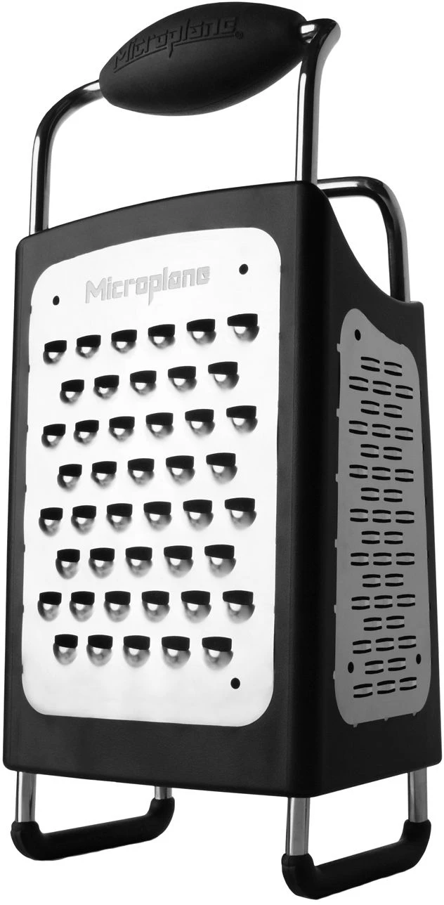 Microplane Rasp Boxgrater - Fijn / Medium Ribbon / Extra Grof 1 Microplane Rasp Boxgrater - Fijn / Medium Ribbon / Extra Grof