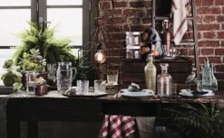 Bormioli Rocco Beugelflessen / Weckflessen Officina 1825 - Transparant - 1.2 Liter - 2 Stuks -Keukenbenodigdheden Winkel Officina Bormioli 12