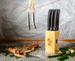 Laguiole Style De Vie Steakmessen Premium Line Black Stonewash 6 Stuks 8 Laguiole Style De Vie Steakmessen Premium Line Black Stonewash 6 Stuks -Keukenbenodigdheden Winkel Premium Line steakmessen black stonewash sf gr 1