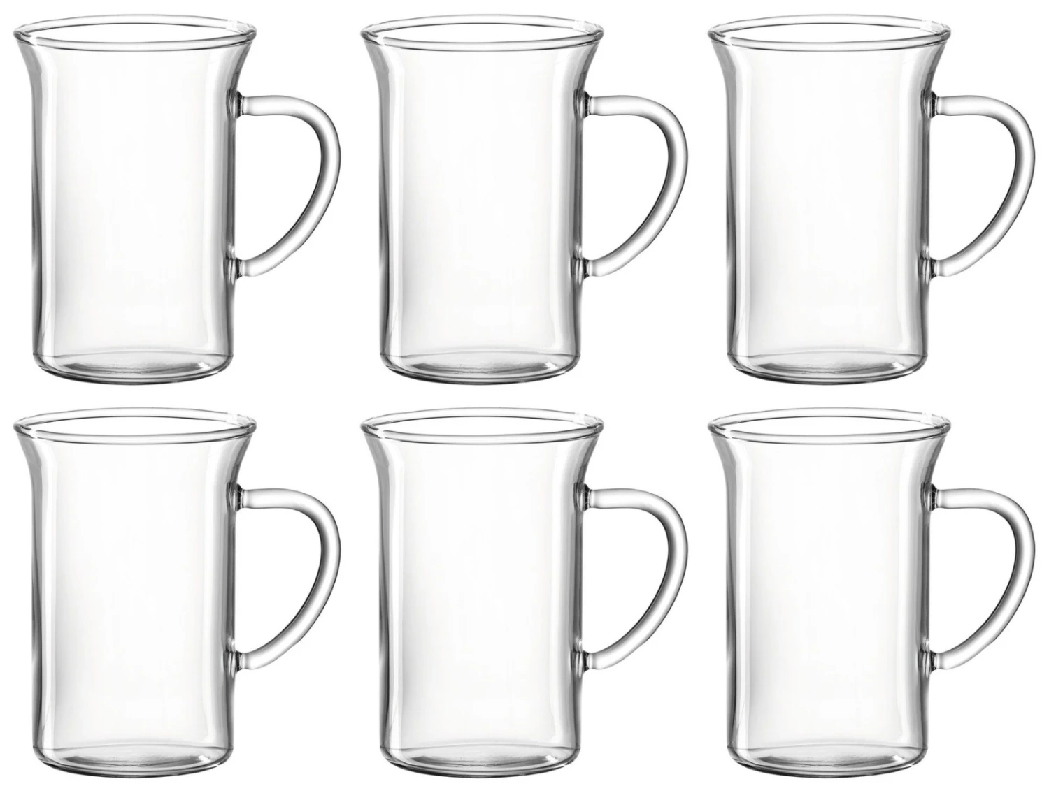 Montana Theeglazen - Hittebestendig Glas - 260 Ml - 6 Stuks 1 Montana Theeglazen - Hittebestendig Glas - 260 Ml - 6 Stuks