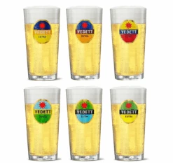 Vedett Bierglazen Extra - 330 Ml - 6 Stuks