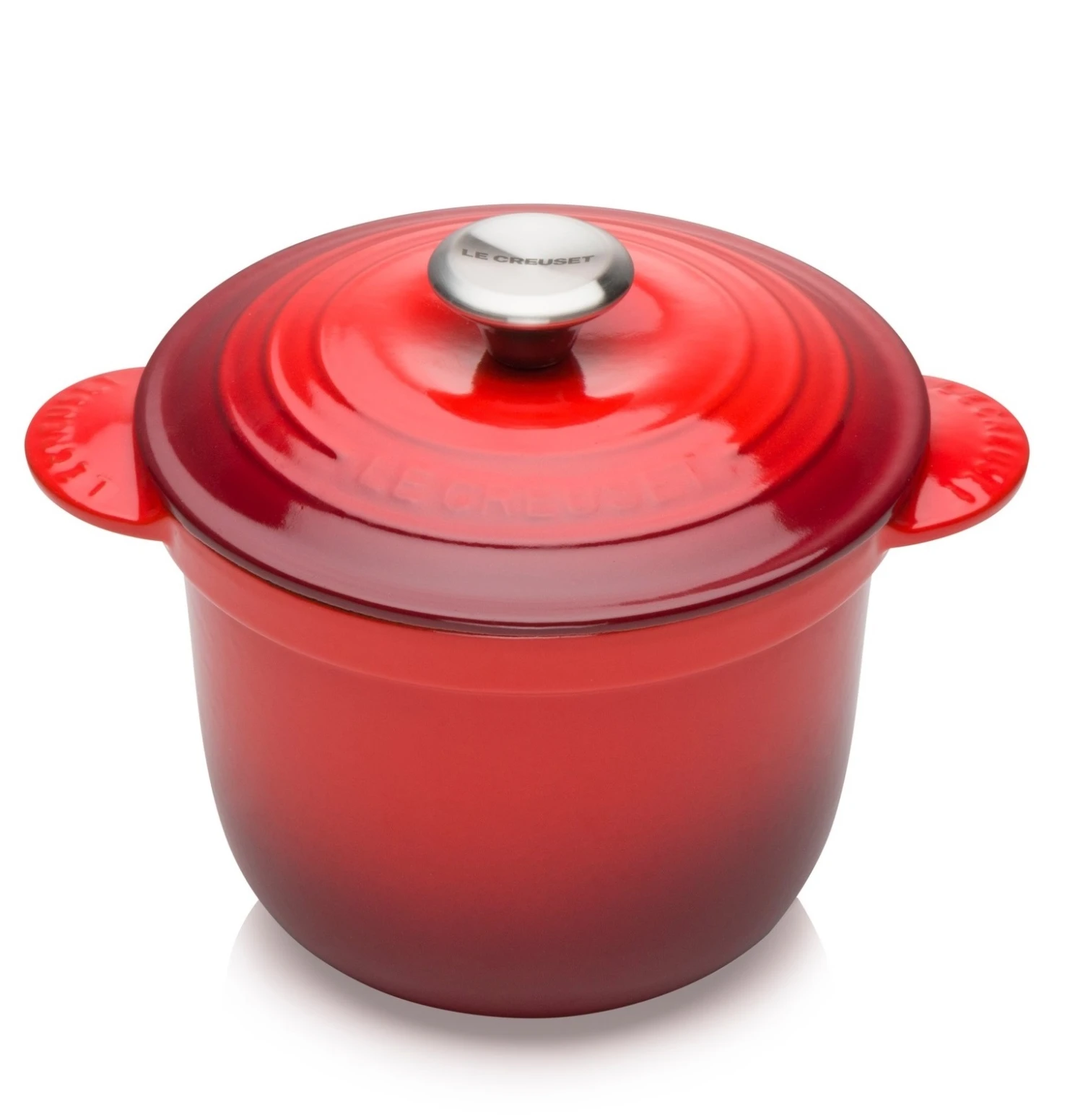 Le Creuset Rijstkoker / Cocotte Every - Tradition - Kersenrood - ø 18 Cm / 2 Liter 1 Le Creuset Rijstkoker / Cocotte Every - Tradition - Kersenrood - ø 18 Cm / 2 Liter