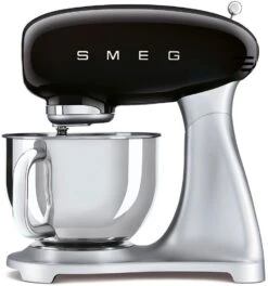 SMEG Keukenmachine - 800 W - Zwart - 4.8 Liter - SMF02BLEU