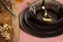 Studio Tavola Kommen Samos ø 17 Cm - 6 Stuks -Keukenbenodigdheden Winkel ST Dark Brown 5 1