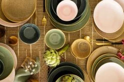 Jay Hill Serviesset Alderney - 16-delig / 4 Personen - Bruin/Geel 14 Jay Hill Serviesset Alderney - 16-delig / 4 Personen - Bruin/Geel -Keukenbenodigdheden Winkel Set 2 Sfeer Eilanden Klein 6 10