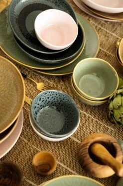 Jay Hill Serviesset Lihou - 4-delig - Grijs/Zwart -Keukenbenodigdheden Winkel Set 2 Sfeer Eilanden Klein 8