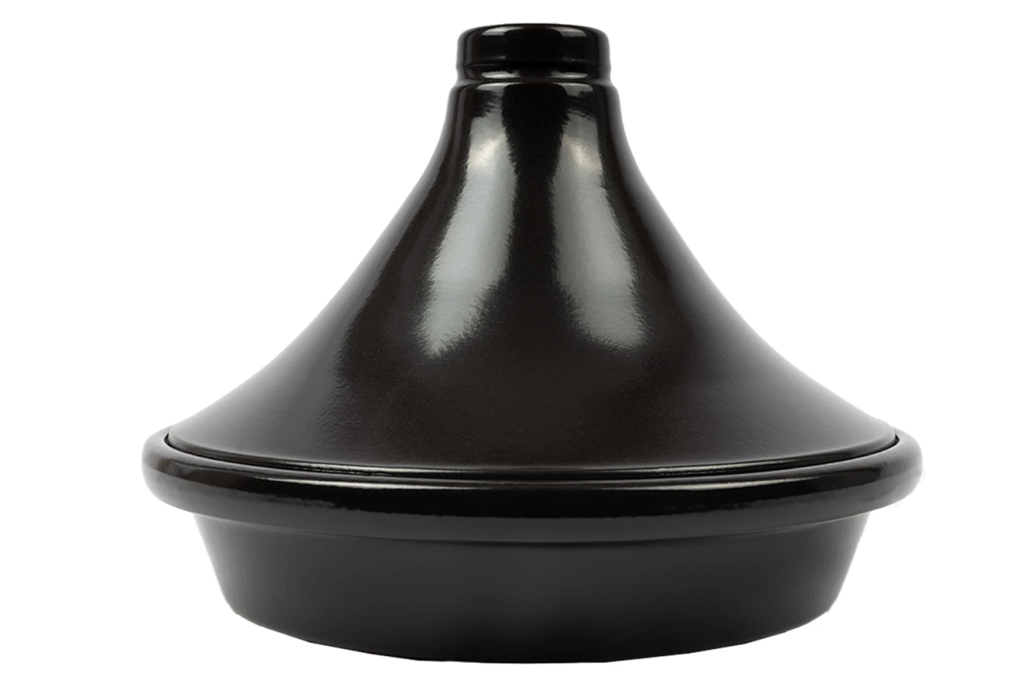 Cookinglife Tajine Regas - Aardewerk - Zwart - ø 32 Cm / 3 Liter 1 Cookinglife Tajine Regas - Aardewerk - Zwart - ø 32 Cm / 3 Liter