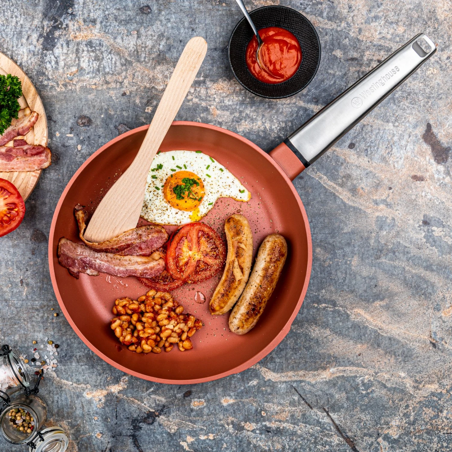 Westinghouse Braadpan Performance - Rebel Red - ø 28 Cm / 6.7 Liter 11 Westinghouse Braadpan Performance - Rebel Red - ø 28 Cm / 6.7 Liter - Afbeelding 11