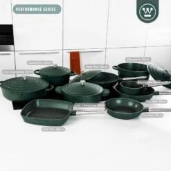 Westinghouse Braadpan Performance - Gracious Green - ø 28 Cm / 6.7 Liter 16 Westinghouse Braadpan Performance - Gracious Green - ø 28 Cm / 6.7 Liter -Keukenbenodigdheden Winkel WCCC0095024SG 6 1