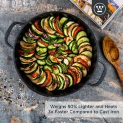 Westinghouse Hapjespan Performance - Blissful Black - ø 32 Cm / 5.8 Liter - Standaard Anti-aanbaklaag -Keukenbenodigdheden Winkel WCCC0095L28BK 2 1