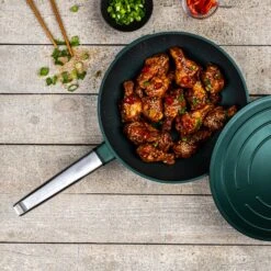 Westinghouse Wokpan Performance - Gracious Green - ø 28 Cm - Standaard Anti-aanbaklaag -Keukenbenodigdheden Winkel WCCW0095028SG 14 1