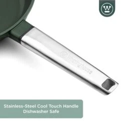 Westinghouse Wokpan Performance - Gracious Green - ø 28 Cm - Standaard Anti-aanbaklaag -Keukenbenodigdheden Winkel WCCW0095028SG 5 1