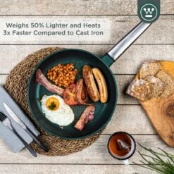 Westinghouse Koekenpan Performance - Gracious Green - ø 24 Cm - Standaard Anti-aanbaklaag 14 Westinghouse Koekenpan Performance - Gracious Green - ø 24 Cm - Standaard Anti-aanbaklaag -Keukenbenodigdheden Winkel WCFP0095024SG 2