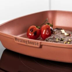 Westinghouse Grillpan Performance - Rebel Red - 28 X 28 Cm - Standaard Anti-aanbaklaag -Keukenbenodigdheden Winkel WCFP0095G28OR 9