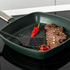 Westinghouse Grillpan Performance - Gracious Green - 28 X 28 Cm - Standaard Anti-aanbaklaag -Keukenbenodigdheden Winkel WCFP0095G28SG 10
