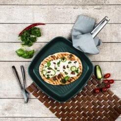 Westinghouse Grillpan Performance - Gracious Green - 28 X 28 Cm - Standaard Anti-aanbaklaag -Keukenbenodigdheden Winkel WCFP0095G28SG 8