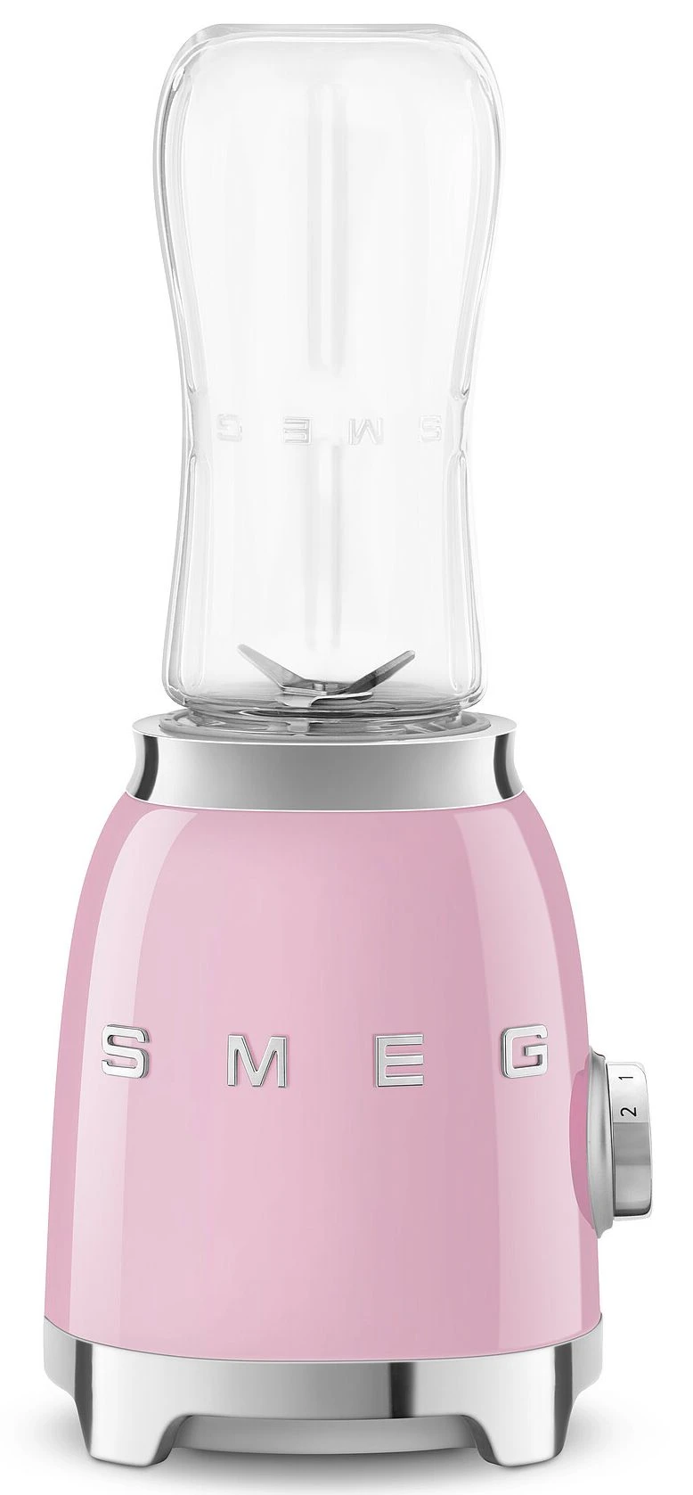 SMEG Smoothie Blender - Compact - Roze - 600 Ml - PBF01PKEU 1 SMEG Smoothie Blender - Compact - Roze - 600 Ml - PBF01PKEU