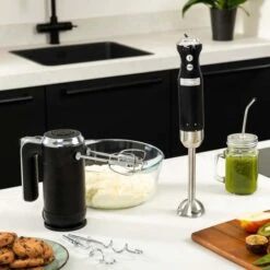 Westinghouse Handmixer Retro Collections - 6 Standen - Liquorice Black - WKHM250BK 11 Westinghouse Handmixer Retro Collections - 6 Standen - Liquorice Black - WKHM250BK -Keukenbenodigdheden Winkel WKHM250BK Retro Hand Mixer 5 600x600 1