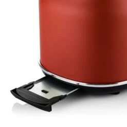 Westinghouse Broodrooster Retro Collections - 2 Sleuven - Cranberry Red - WKTTB857RD -Keukenbenodigdheden Winkel WKTTB857RD Retro 2 Slice Toaster 4