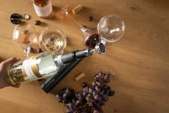 Sareva Wijnopener Set (met Wijnstopper. Foliesnijder & Schenktuit) -Keukenbenodigdheden Winkel Wijnopener 15