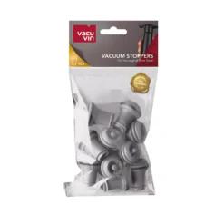 Vacu Vin Wijnstopper Vacuum Wine Stopper - Grijs - 10 Stuks 7 Vacu Vin Wijnstopper Vacuum Wine Stopper - Grijs - 10 Stuks -Keukenbenodigdheden Winkel WineStoppers SetOf10 VV9 V2