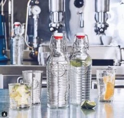 Bormioli Rocco Beugelflessen / Weckflessen Officina 1825 - Transparant - 1.2 Liter - 2 Stuks -Keukenbenodigdheden Winkel bormioli waterflessen 3