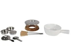 Boska Fondueset - 4 Personen - Wit -Keukenbenodigdheden Winkel boska fondue set bianco 5