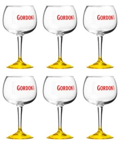 Gordon's Gin Tonic Glazen - Lemon - 6 Stuks