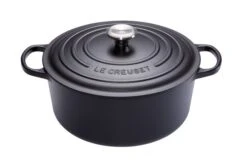 Le Creuset Braadpan Signature - Mat Zwart - ø 24 Cm / 4.2 Liter