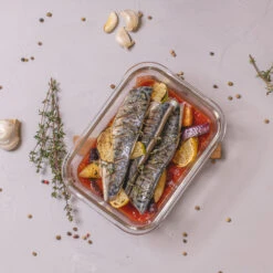 Sareva Glazen Vershoudbakje Cook & Fresh - Rechthoek - 4-delig -Keukenbenodigdheden Winkel product 24 1