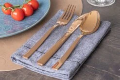 Sareva Bestekset - 24-delig / 6 Personen - Koper -Keukenbenodigdheden Winkel product 7 3