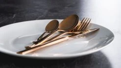 Sareva Bestekset - 16-delig / 4 Personen - Koper -Keukenbenodigdheden Winkel sfeer brons 6 2